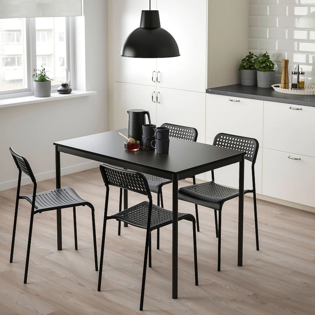Set masă cu 4 scaune Ikea Sandsberg/Adde foto 0