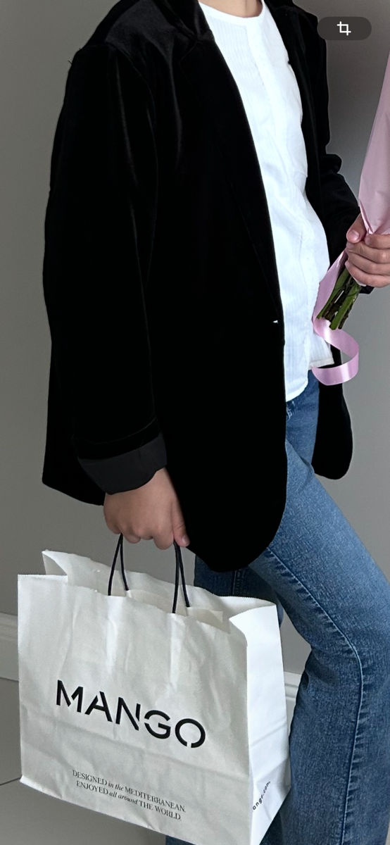 Sacou cu pantaloni evazați fetiță 8-9 ani h&m foto 4