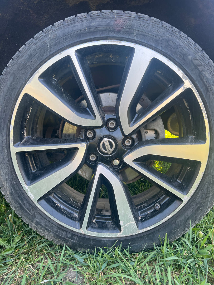 Schimb jante Nissan Qashqai R19 pe R17 фото 2