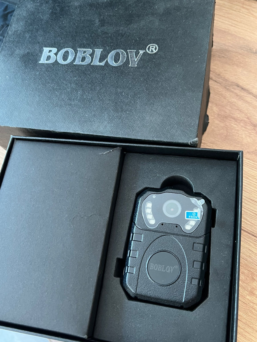 Нагрудный видеорегистратор полицейский на одежду Boblov WN10, 1080P, 170 фото 0