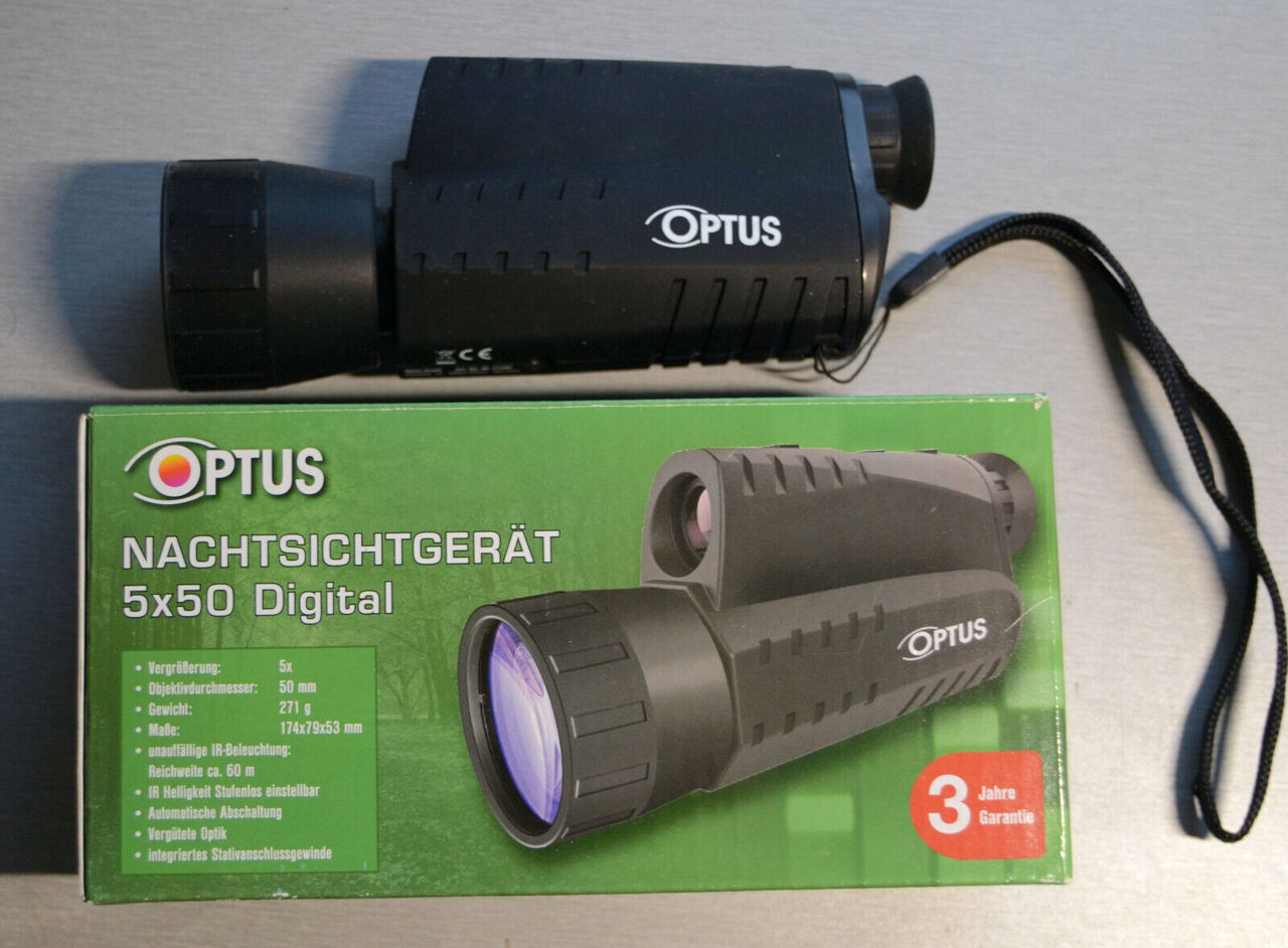 Monocular de vedere nocturnă, Optus 5x50. Прибор ночного видения foto 0