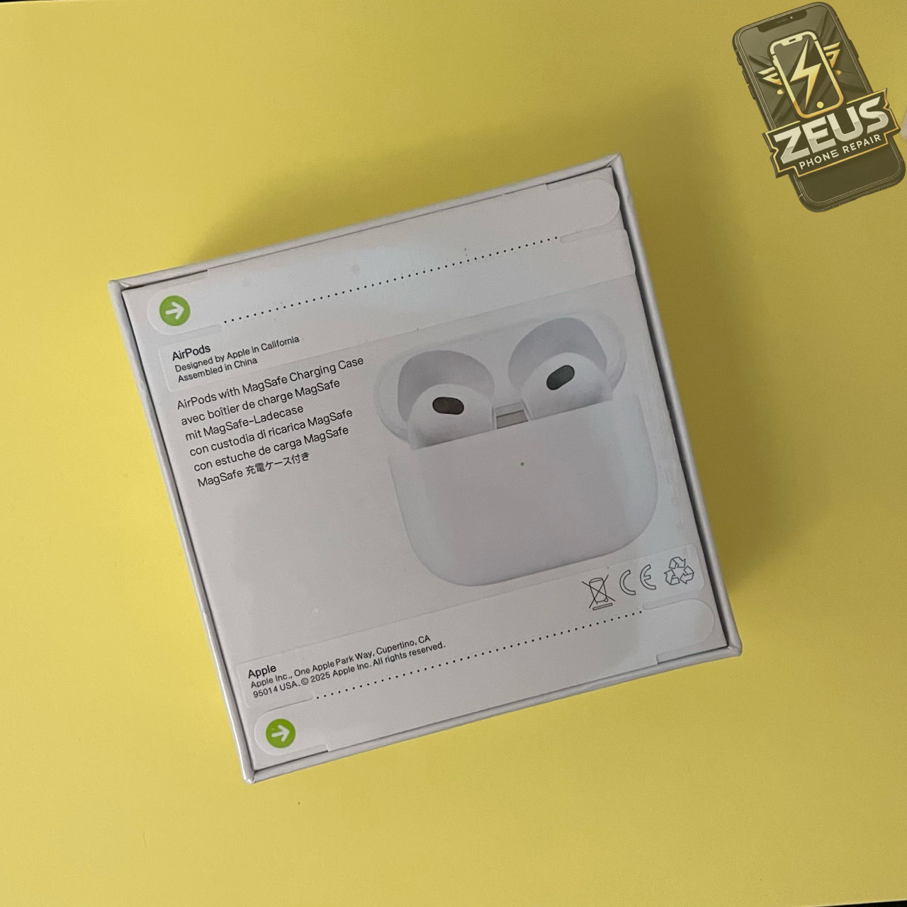 Беспроводные наушники AirPods 3 (копия люкс 1:1) фото 2