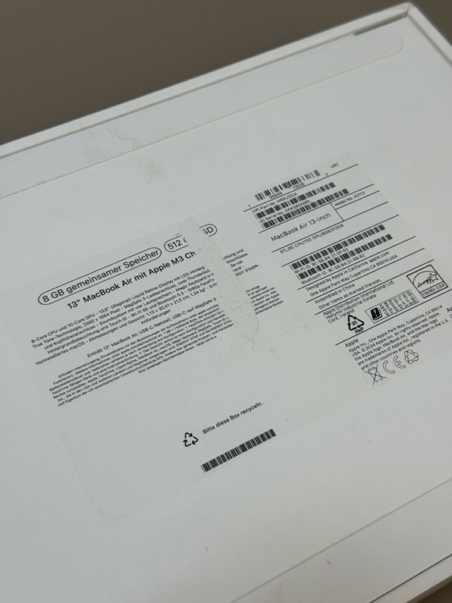 MacBook Air 13 | M3 | 512GB | Nou foto 2