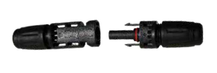 Set conector MC4 4-6 mm2 pentru module fotovoltaice фото 1