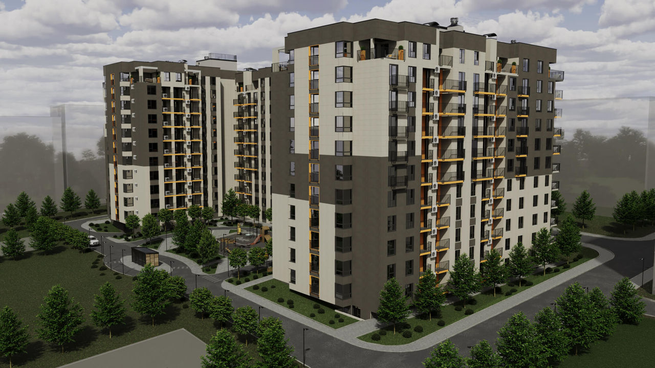 2-х комнатная квартира, Центр, Дурлешты, Кишинёв мун.