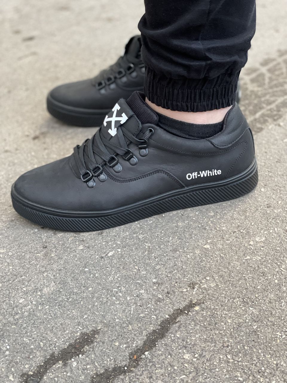 Off-White обувь из натуральной кожи