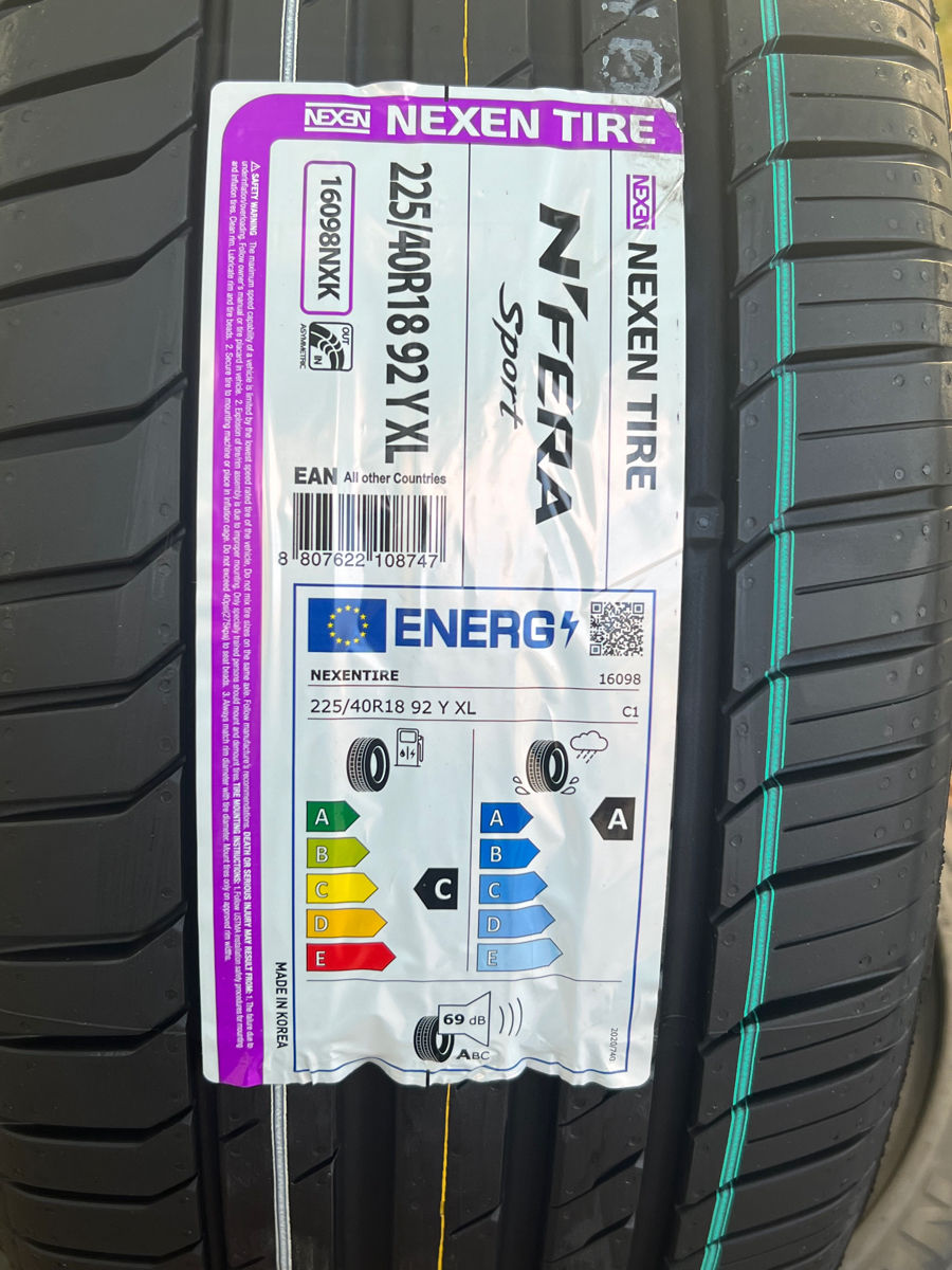 225/40 R18 Nexen N`fera Sport/ Доставка, livrare toata Moldova 2024 foto 1