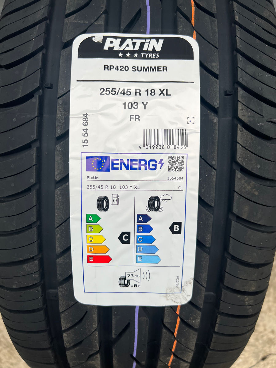 255/45 R18 Platin Rp420/ Доставка, livrare toata Moldova foto 1