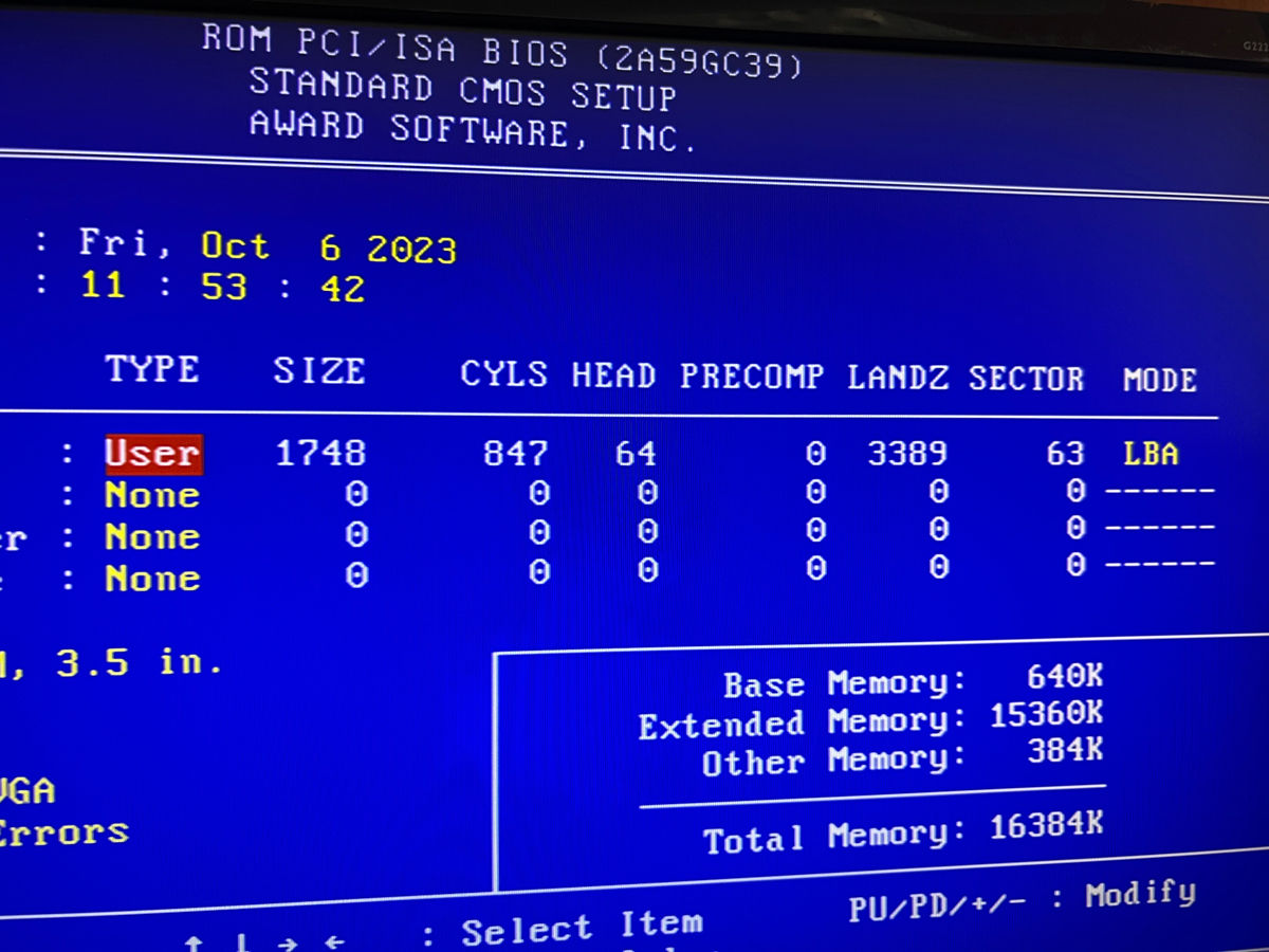 Pentium S 150Mhz, 16Mb ram, HDD1,7Gb, MS-Dos - 400Lei foto 2