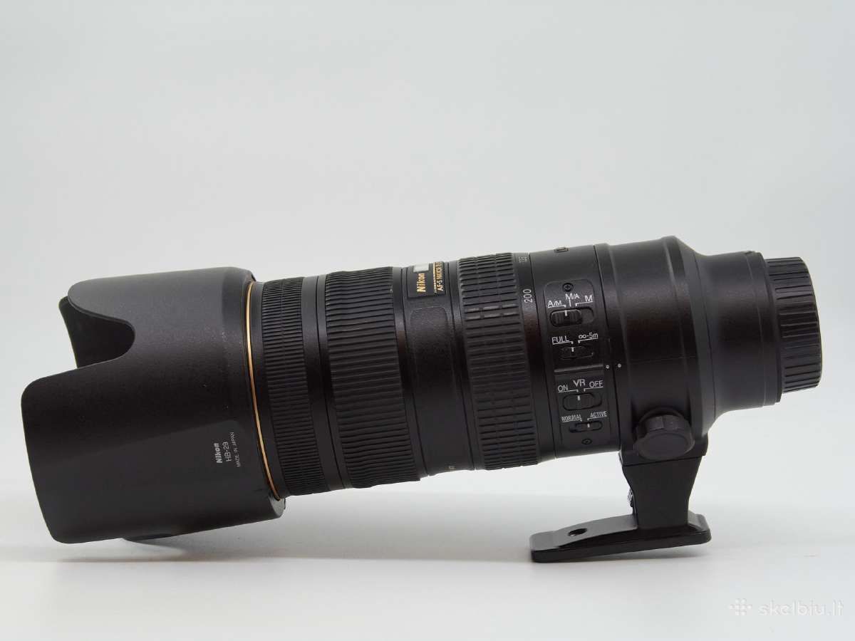 Nikon Af S Nikkor 70 200mm 12.8gii Ed
