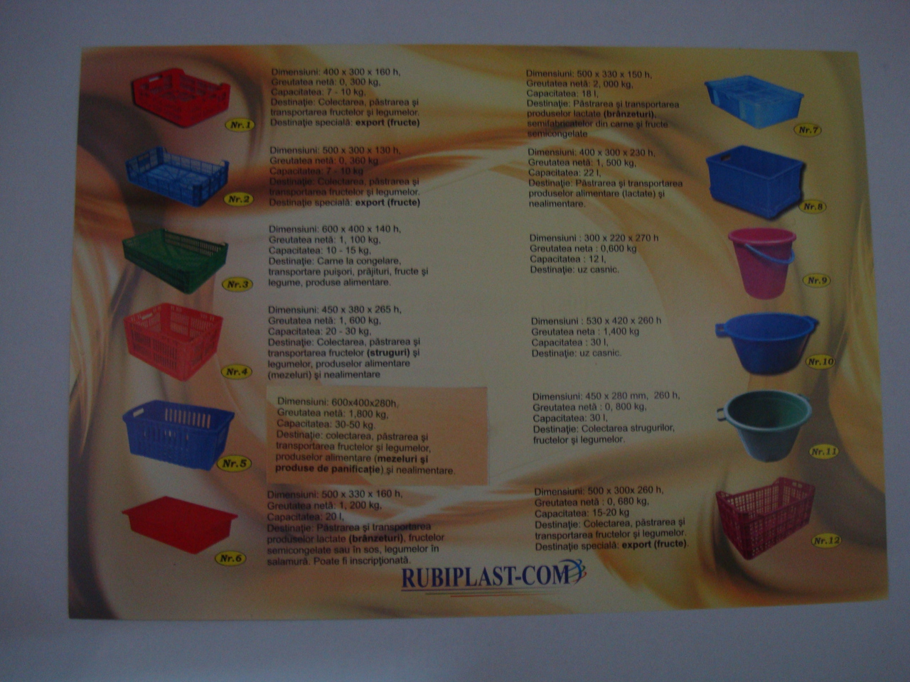 Vind   lazi din plastic pentru export legume fructe de la  19 lei bucata. foto 3