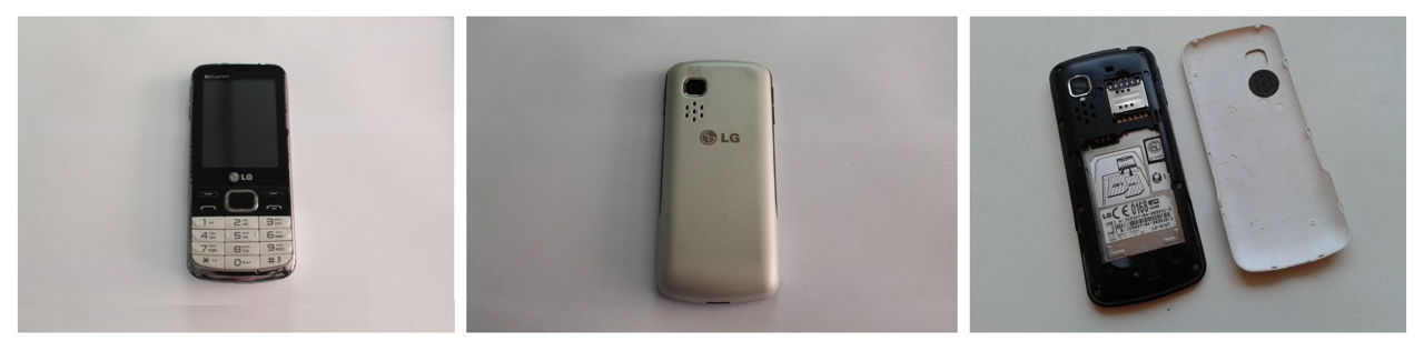 Кнопочный телефон LG 2-Sim с зарядкой foto 1