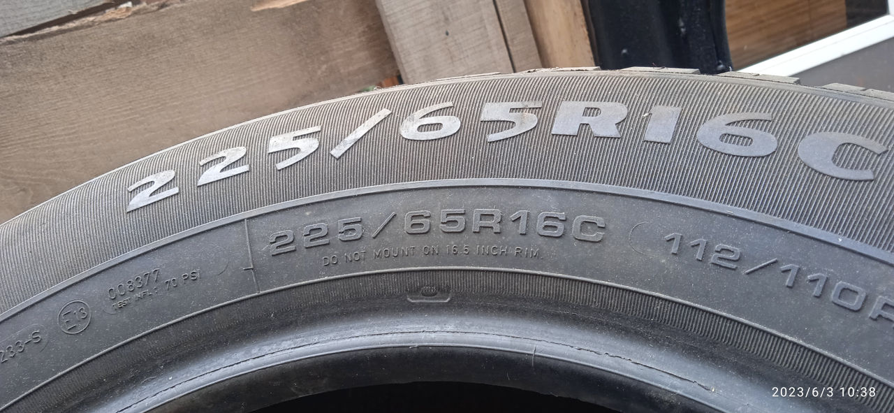 R16c 225/65 goodyear numai 2 buc foto 3