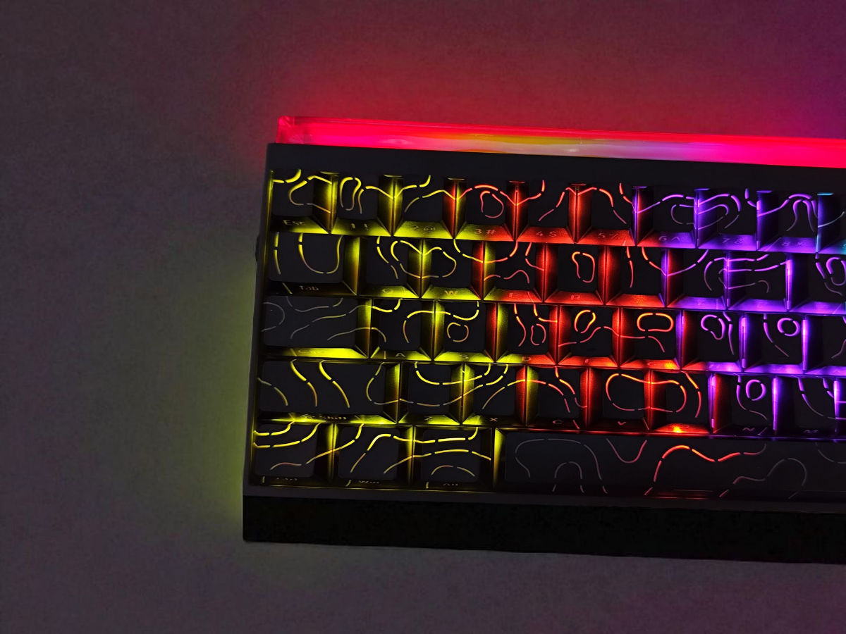 [Nou] Ajazz NK68 Tastatura Mecanică Hot-Swappable RGB (Switchuri Rosii) foto 3