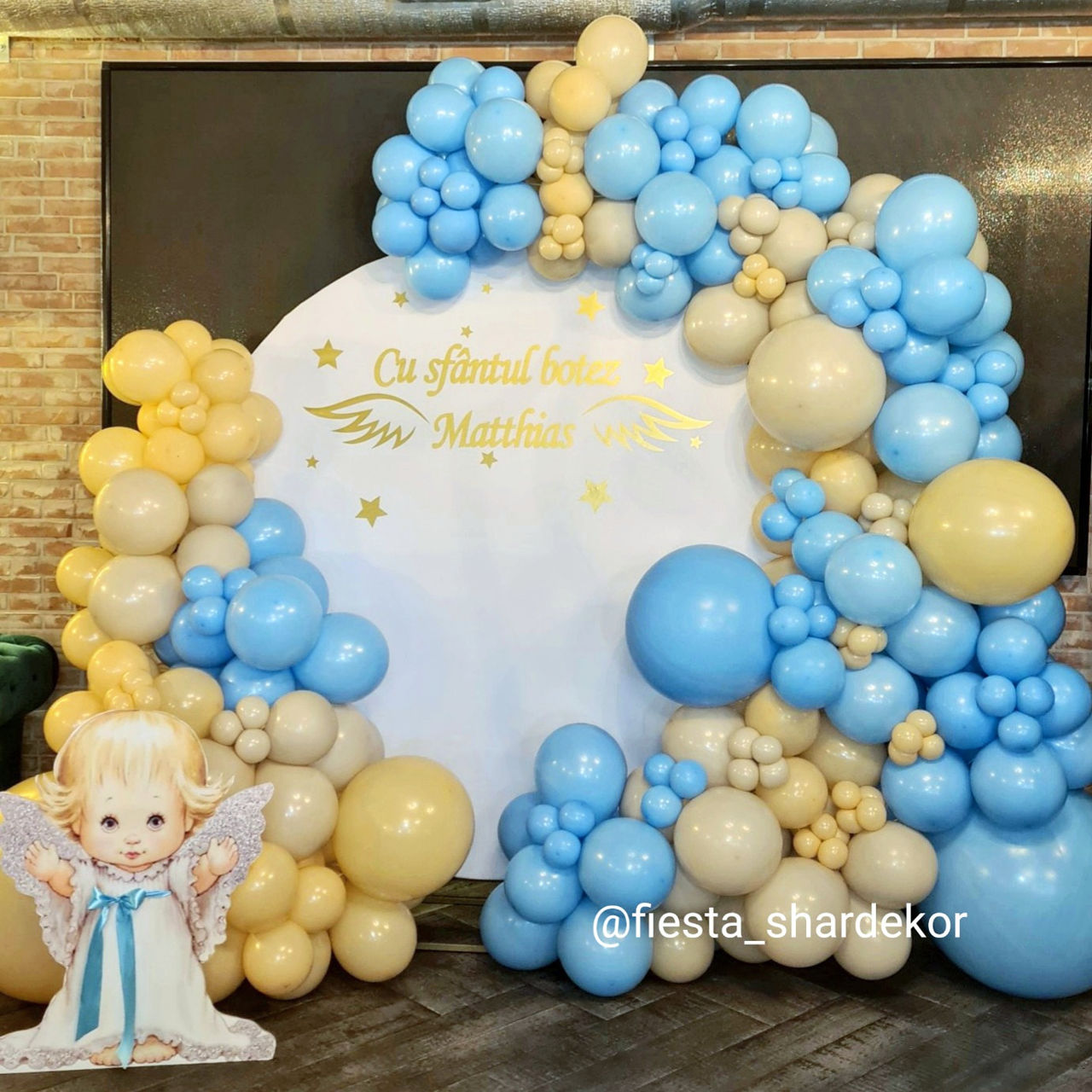 Decor cu baloane heliu balti decoratiuni fotopanou оформление шарами бельцы шары с гелием фотопанно foto 6