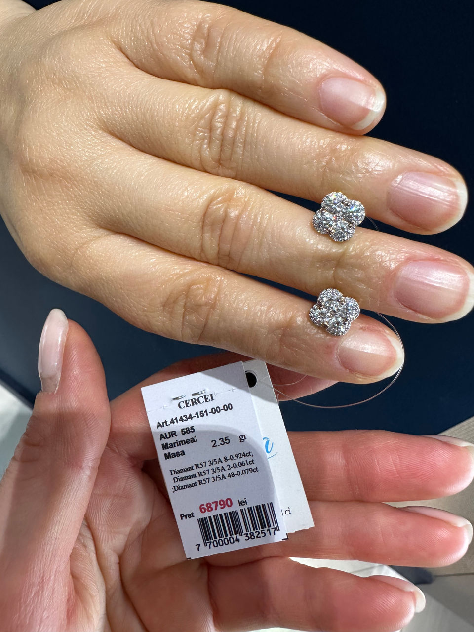 Cercei Diamante foto 1