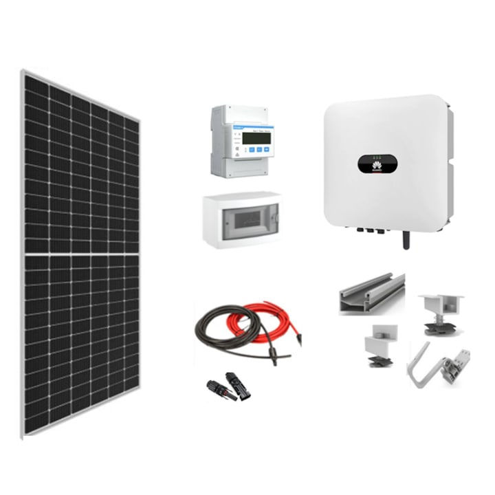 Panouri fotovoltaice longi,invertor huawei , calitate premium! foto 0