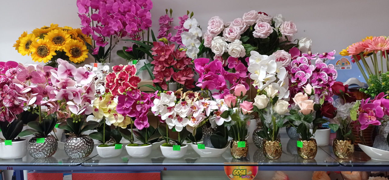 Распродажа - 50%!Искусственные цветы орхидея для домашнего декора./Flori artificiali фото 0