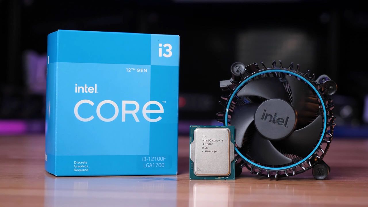 Intel Core i3-12100F BOX + Cooler