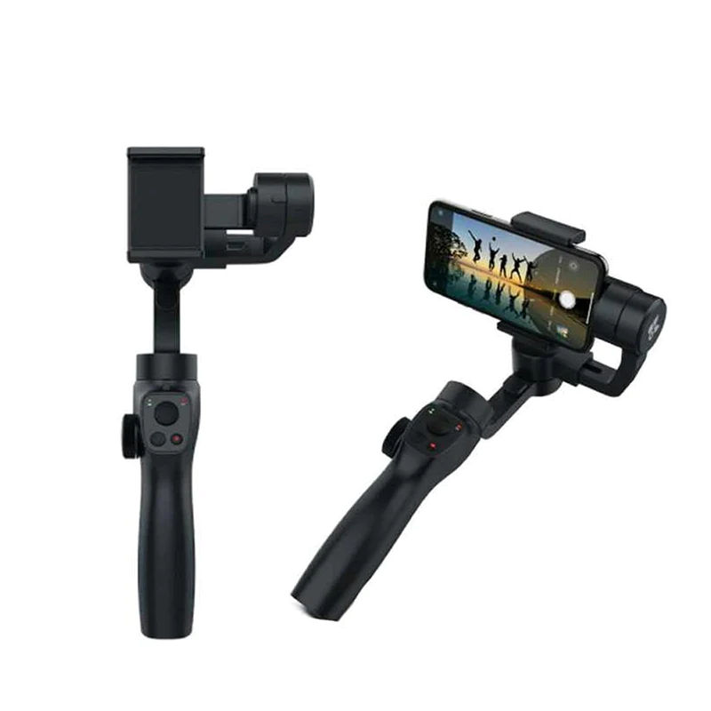 Bluetooth 3 axis handheld gimbal stabilizer remax p20 gray