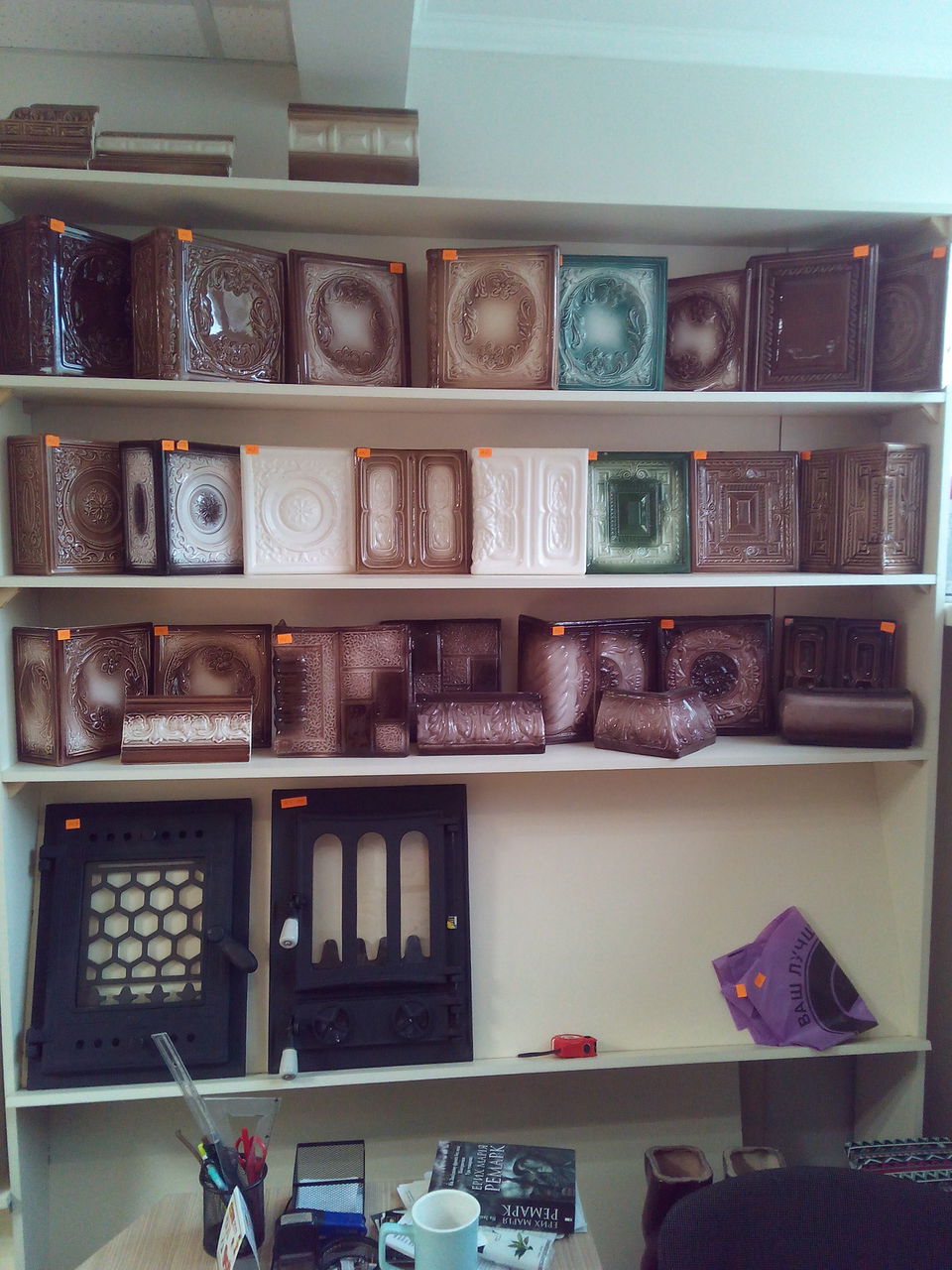 Cafeli pentru sobă.Construim sobe din cafeli,si camine,seminee.Продаем кафель печной. foto 2