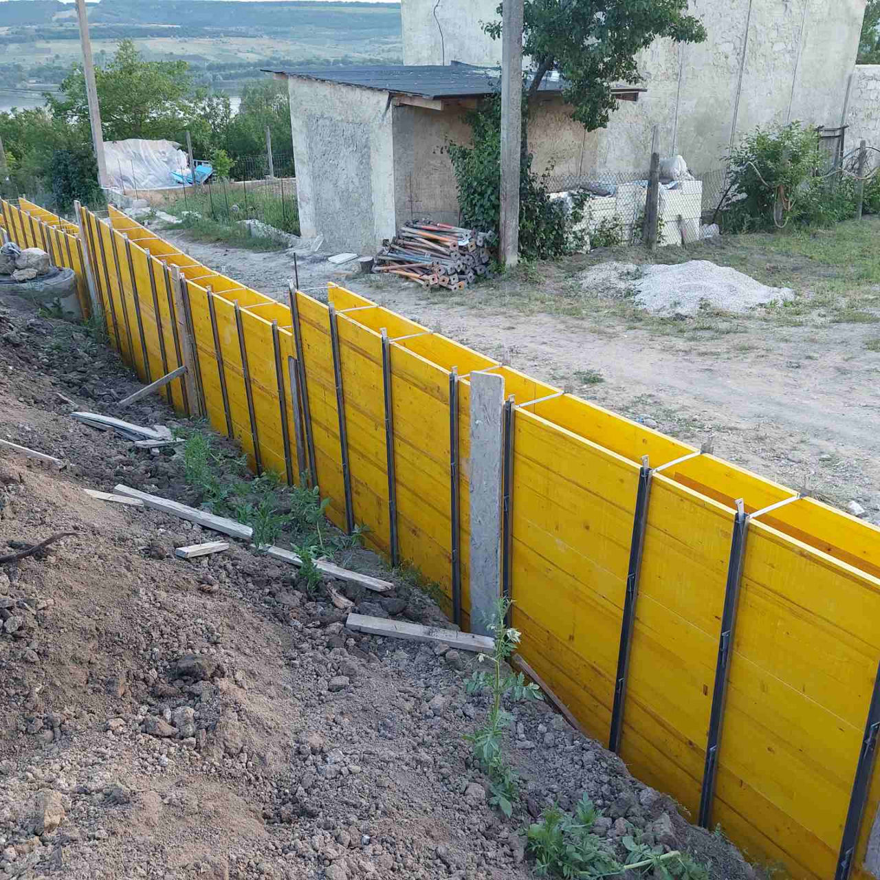 Popi telescopici. Cofraje planșeu, Pereti, diafragme, fundatie foto 9