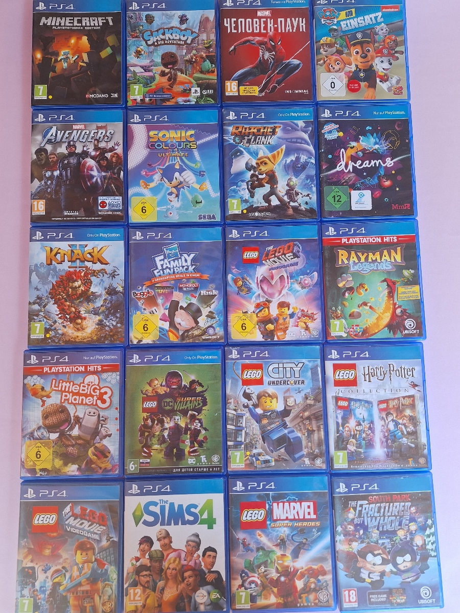 Диск Ps5 Ps4 Days Gone Resident Evil Village, Cod GOW GTA5 GT Rayman  Spiderman.. Ps Plus, Ea Play