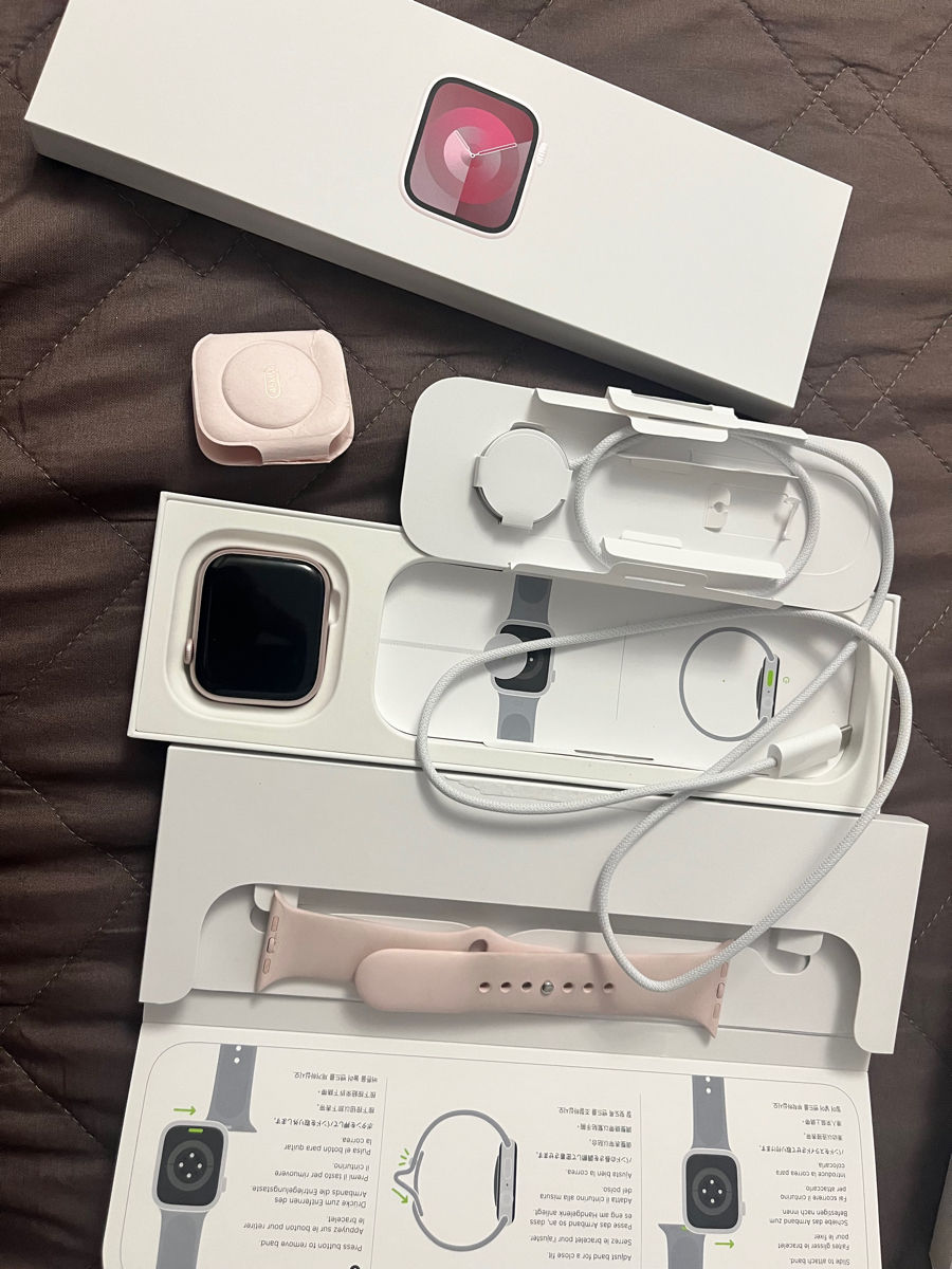 Apple Watch seria 9 light 45mn pink GPS foto 0