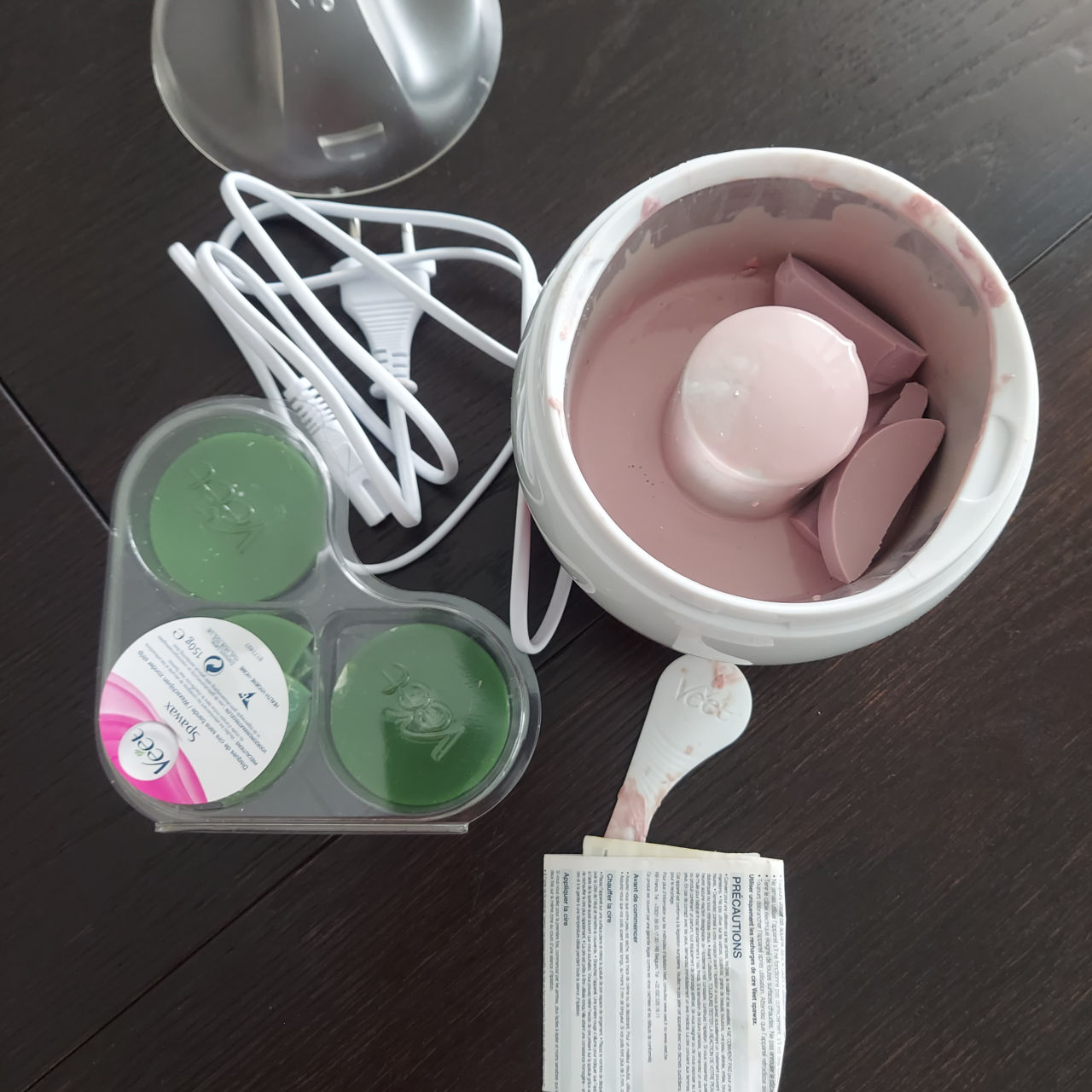 Прибор для нагрева воска. Incalzitor de ceara veet foto 0