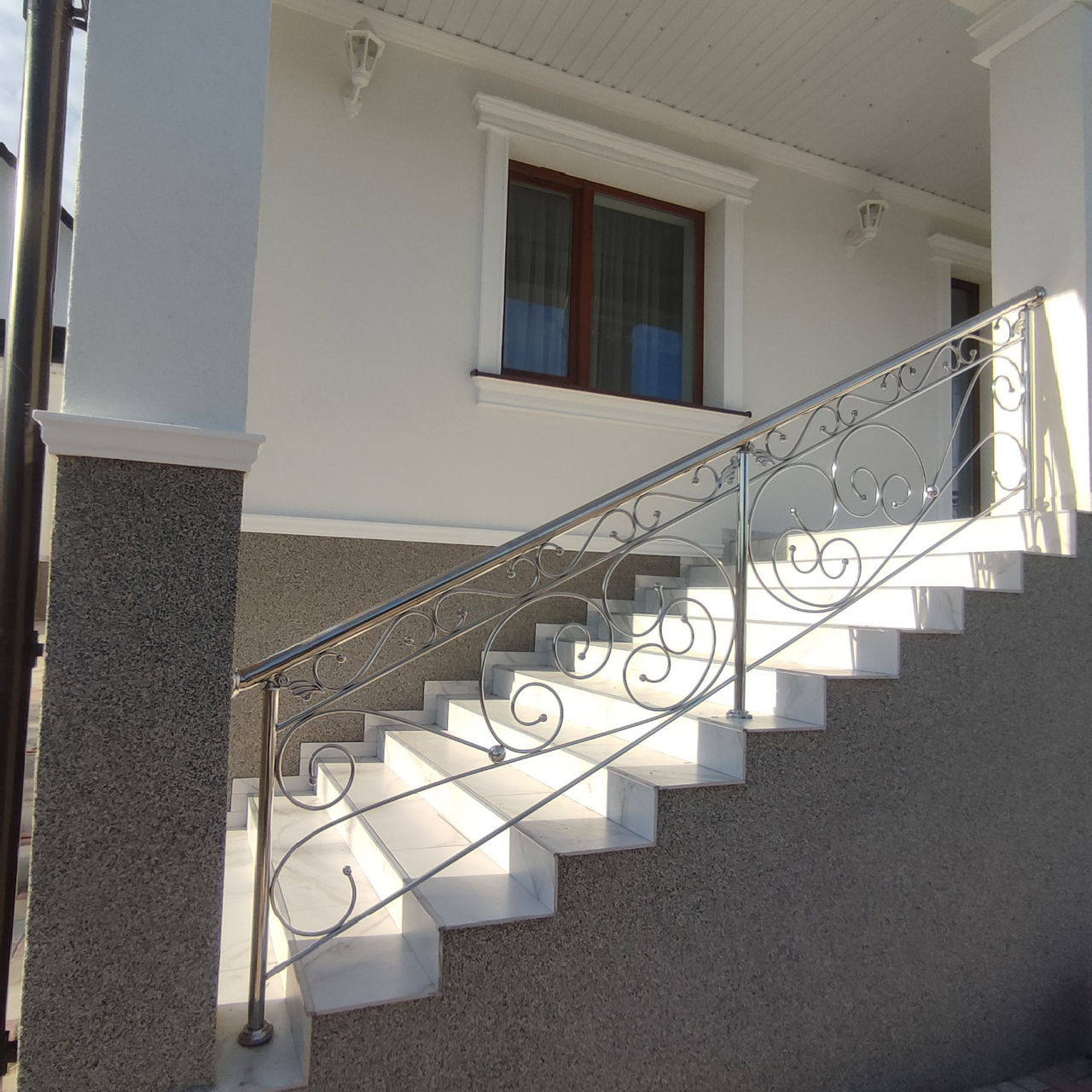 Перила из закаленного стеклa и плексигласa !!! Balustrade din sticla calita si pleksi foto 7