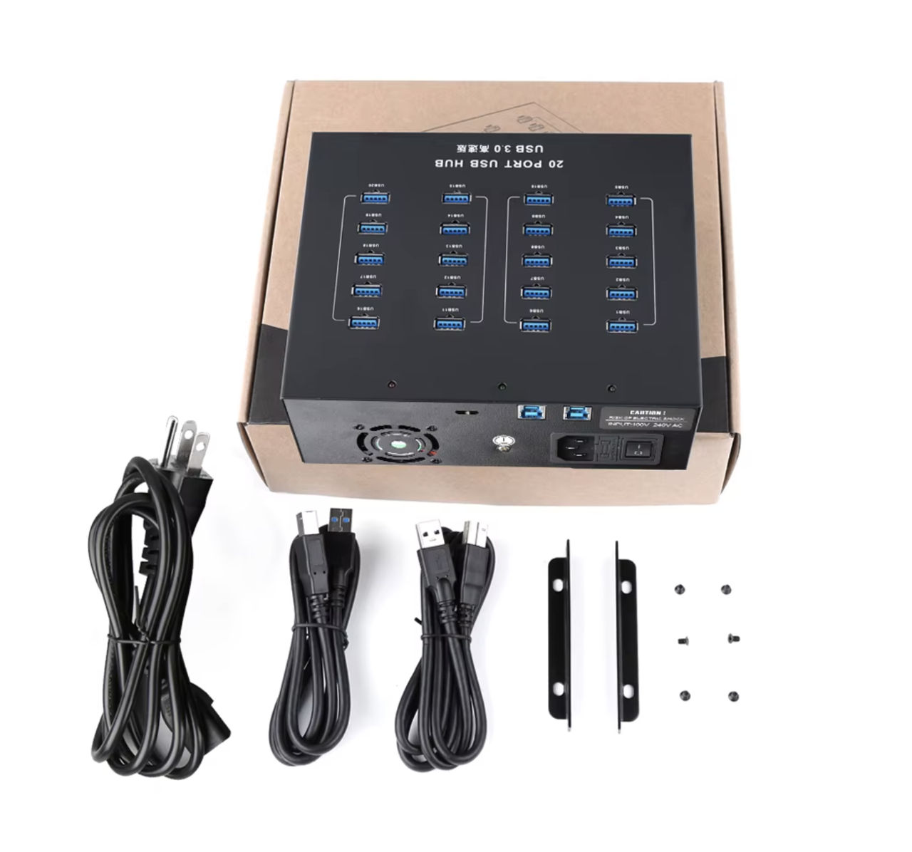 Sipolar A213P Hub 5Gbps 20 Ports USB3.0 foto 0
