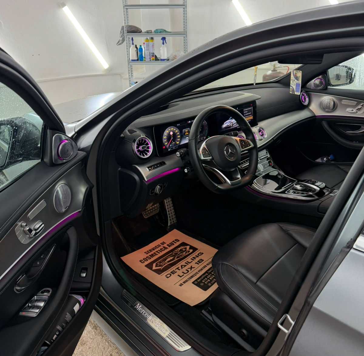 Дефлекторы W213 - Turbiene Led 64 color - Mercedes foto 5