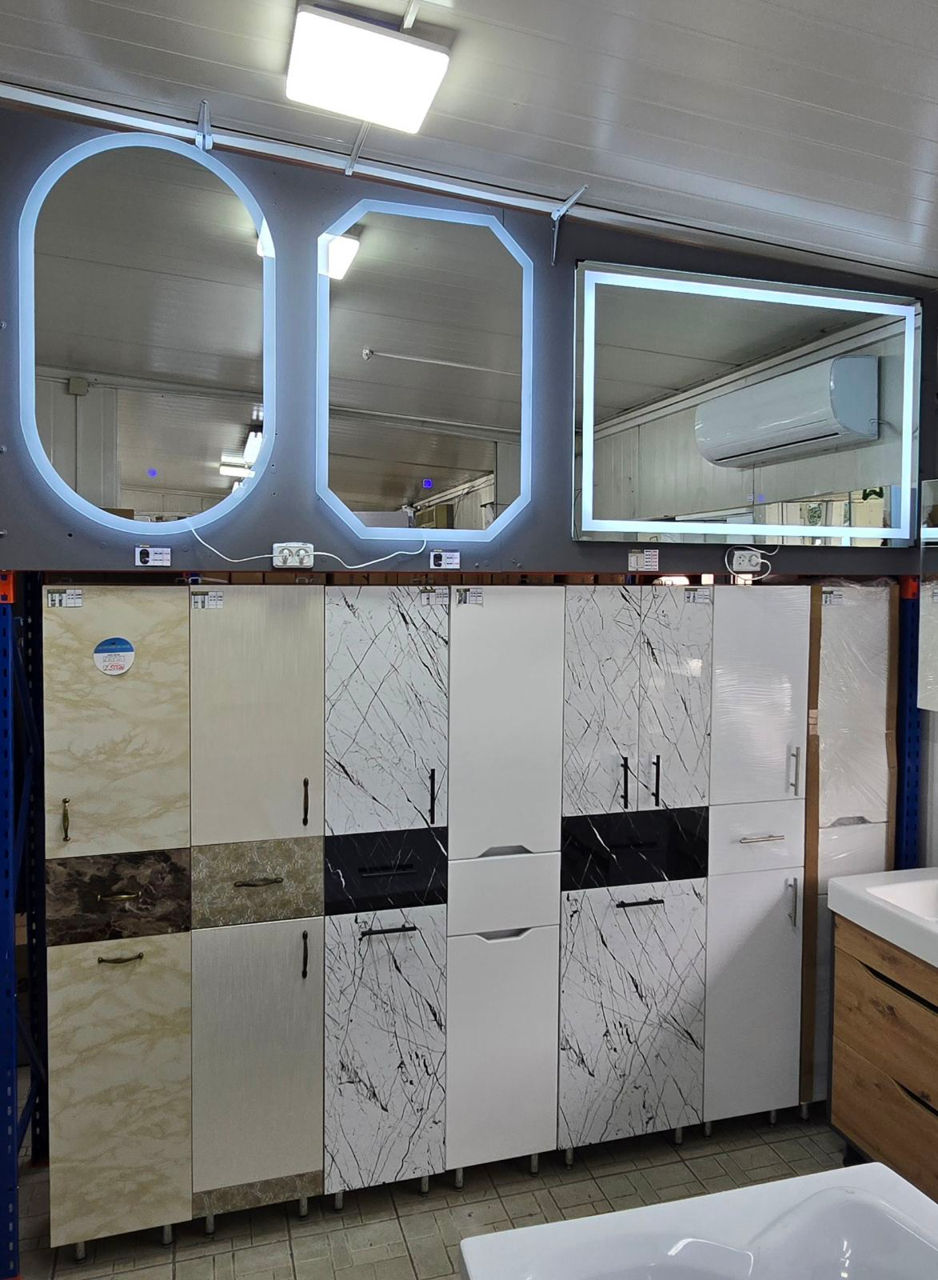 Set mobila pentru baie / dulap / oglinda / modele cu diferite dimensiuni / мебель для ванной комнаты foto 9