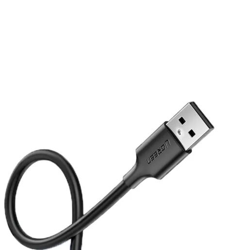 Cablu Date si Incarcare USB-2.0 A la Micro, Ugreen, Negru, 1 m foto 2