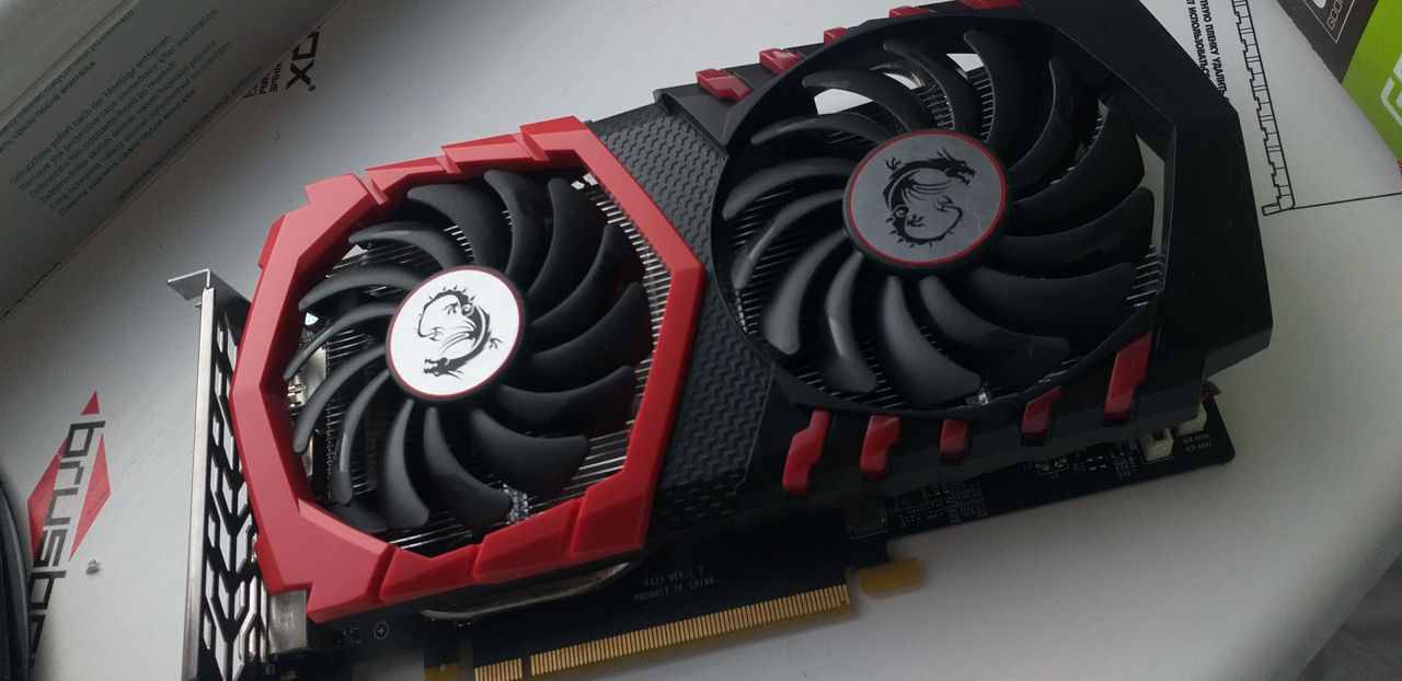 MSI GAMING X GTX 1050ti 4GB GDDR5 !!! - 2300