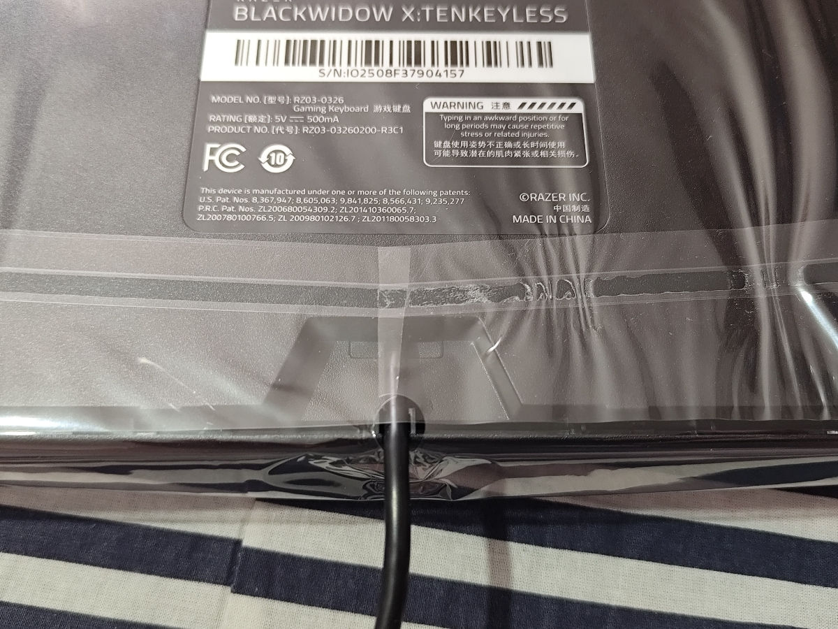 [Новая] Razer BlackWidow X Tenkeyless (OEM-версия) фото 7