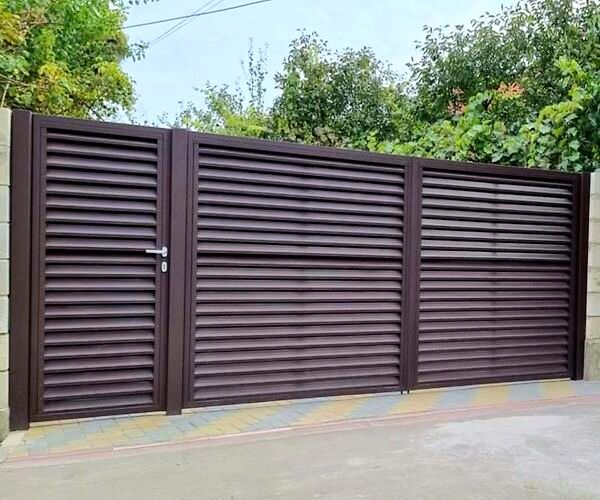 Gard din lamele metalice zincate. foto 11
