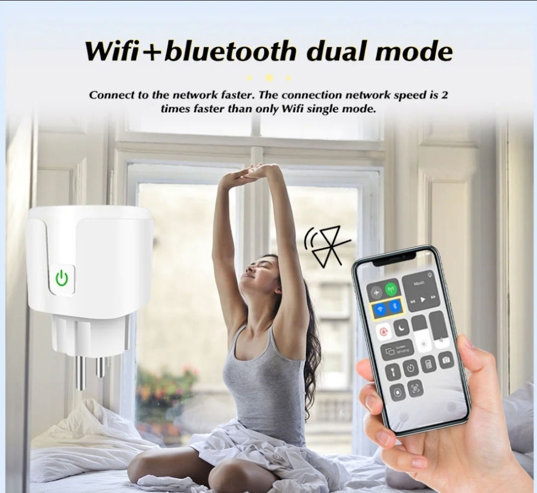 Priza inteligenta Smart Socket Aubess 20A foto 7