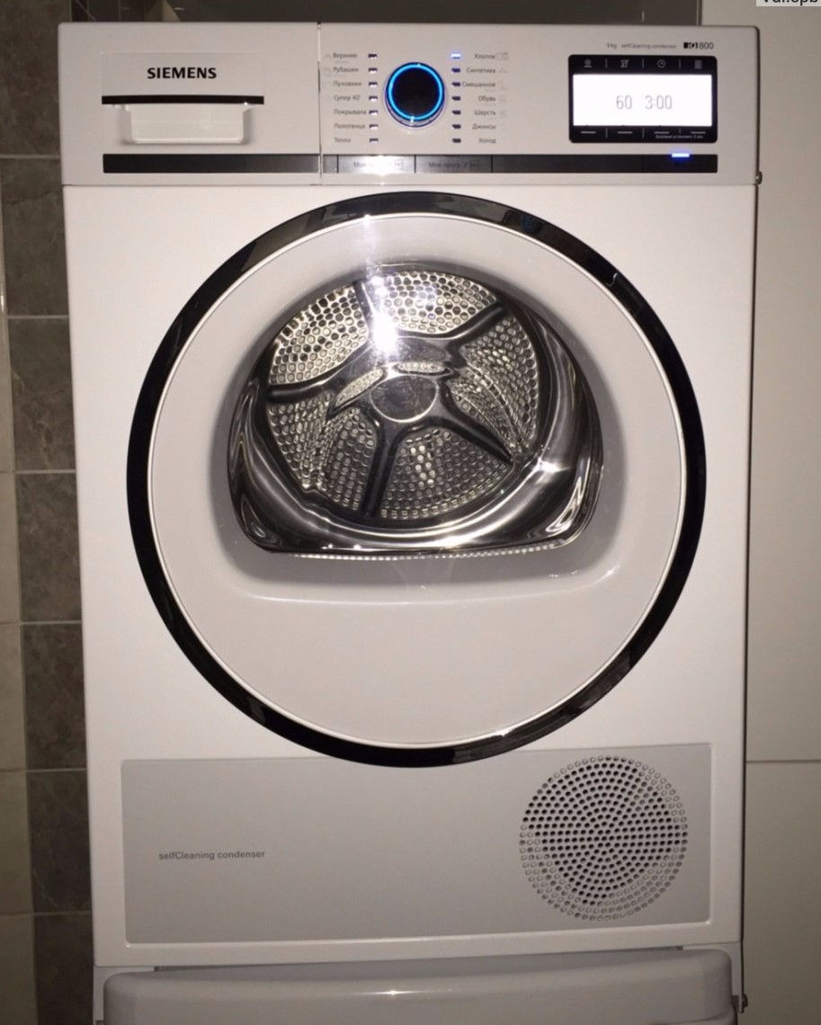 Сушильная машина Siemens IQ800 на 9кг фото 12