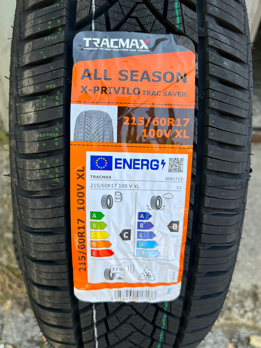 215/60 R17 Tracmax Allseason Trac saver/ Доставка, livrare toata Moldova фото 1