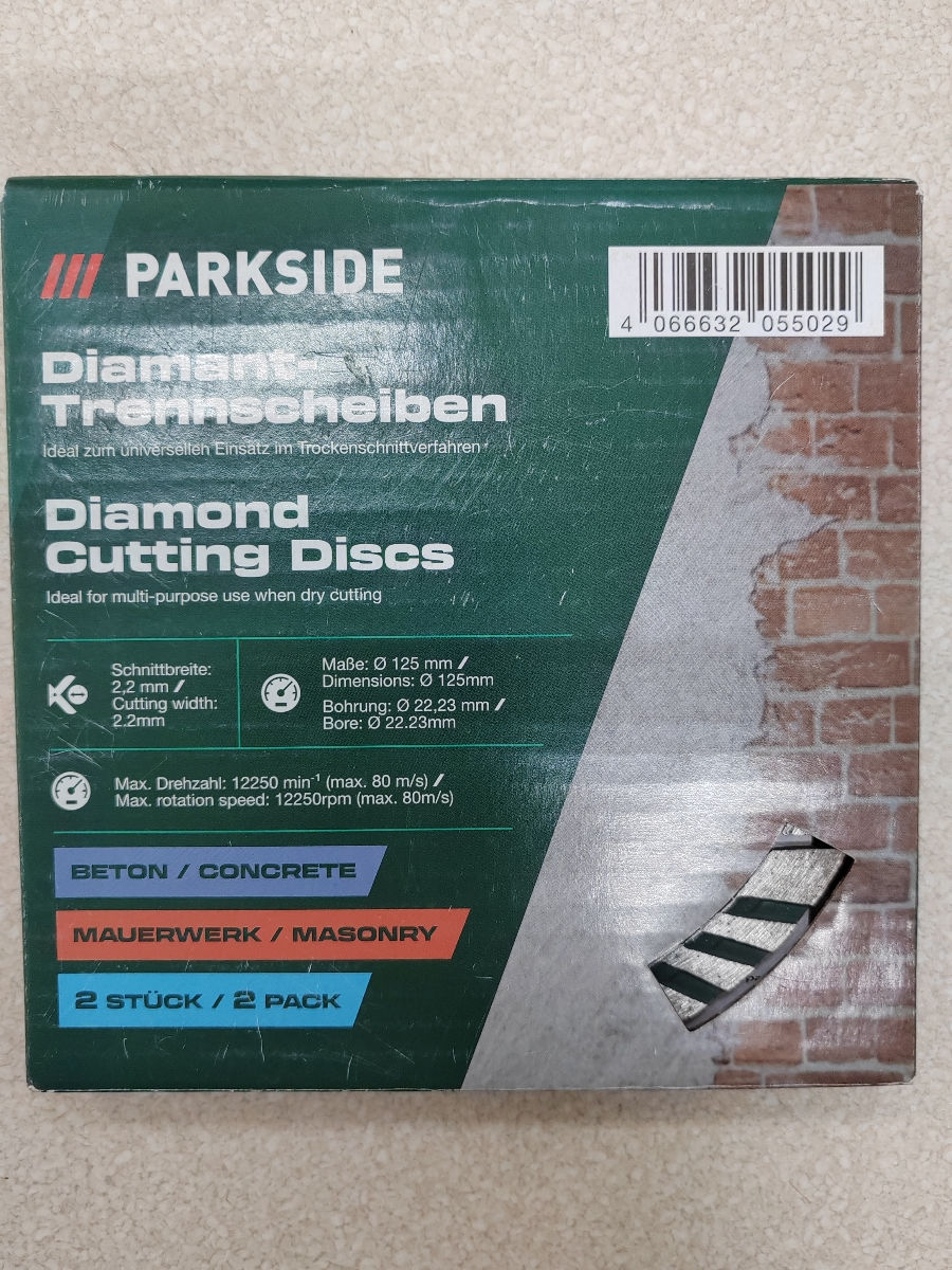 Discuri diamantate Parkside 76mm /125mm foto 3