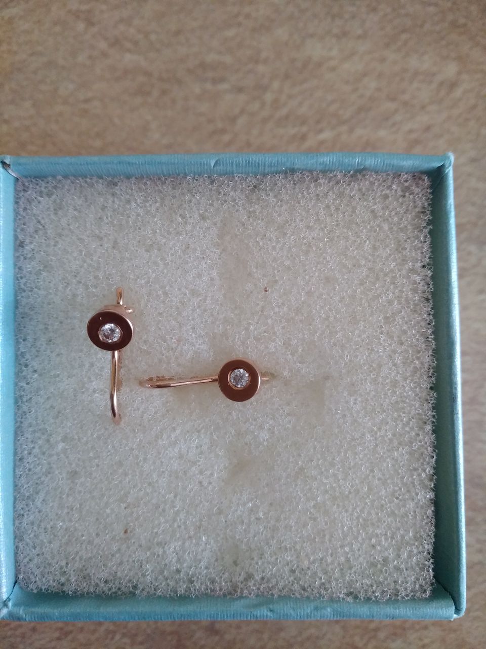 Золотые детские серьги