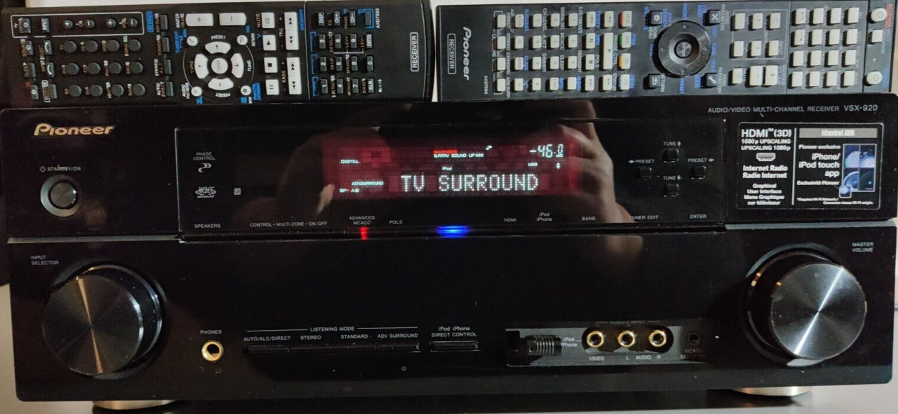 Quality Receiver Pioneer VSX-920 7x140 watt, hdmi, usb/iPod, internet radio, pure direct, zone 2 foto 9