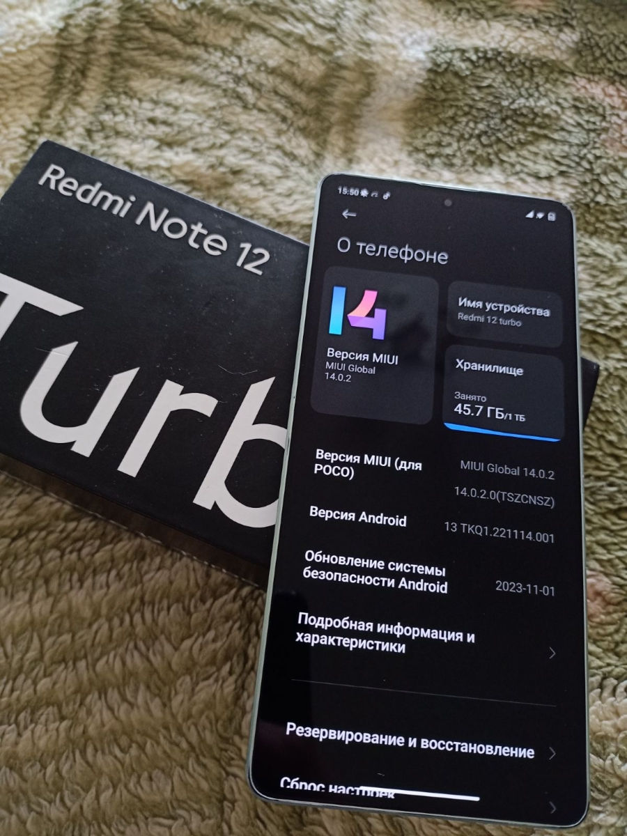 Redmi note 12 turbo 16+3/1024 gb фото 1