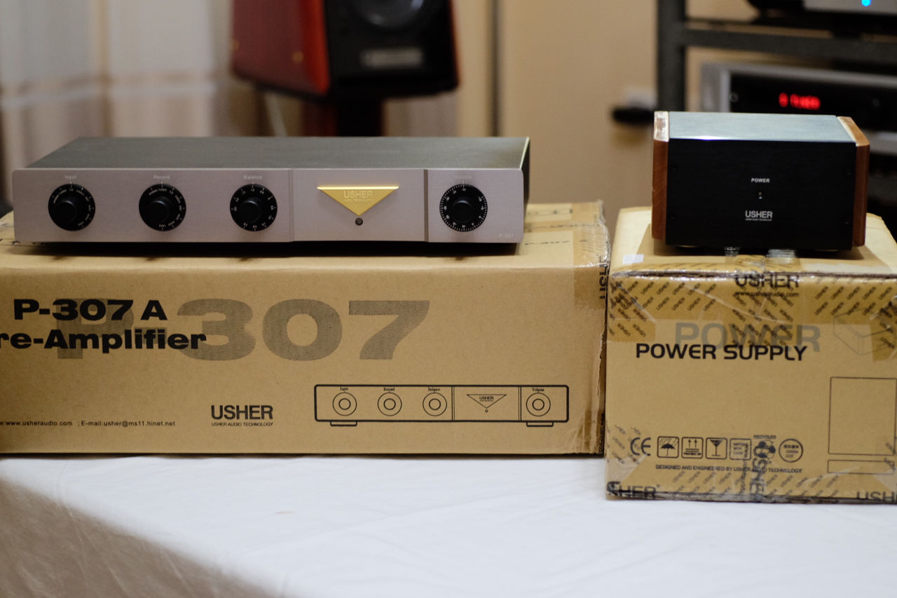 Usher P307a пред-усилитель референтного уровня c фонокорректором foto 4