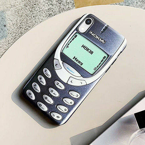 iPhone XR - силиконовый чехол (nokia 3310 style) foto 1