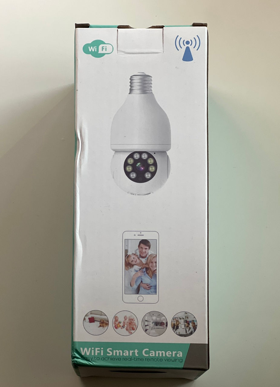 Cameră de securitate cu bec InstyQ 4MP, bec pentru camere fără fir 2,5K foto 6