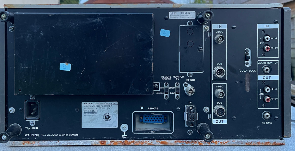 Sony U-matic VO-5850P/VP-5030/VO-5630/UVW- 1600P foto 8