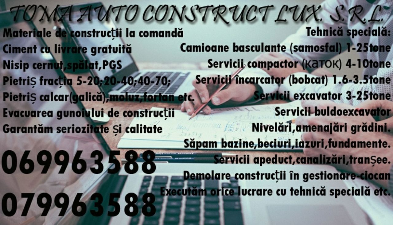 Servicii bobcat, servicii excavator. Servicii compactor, servicii basculantă. foto 4