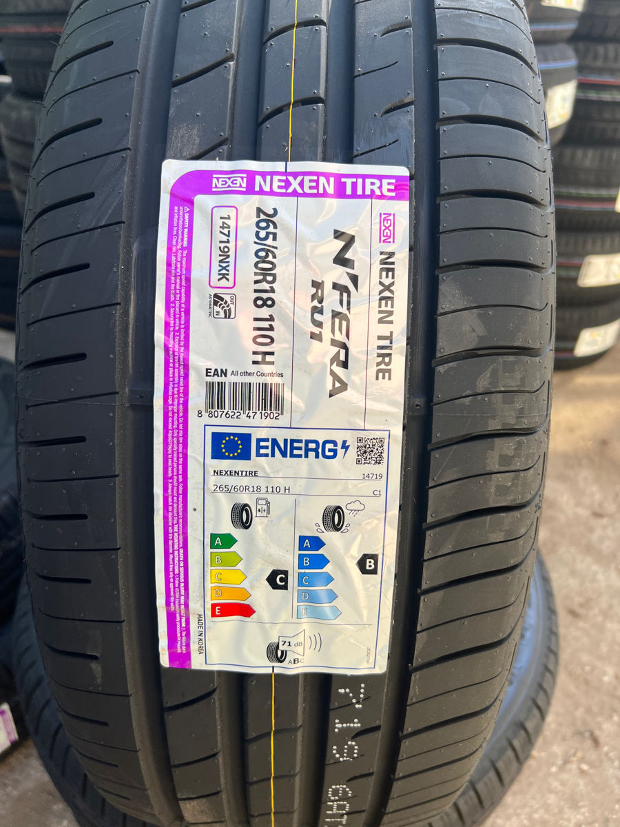 265/60 R18 Nexen N`fera RU1/ Доставка, livrare toata Moldova 2024 foto 1